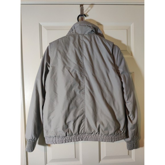 Vintage Upward ski jacket convertible Gray/Pink W Sweater Lining size M full zip - Picture 2 of 9